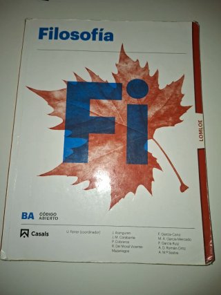 Filosofia 1 BACHILLERATO