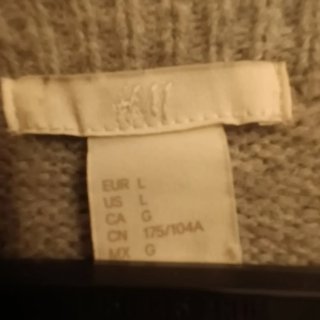 Chaqueta larga de punto gris