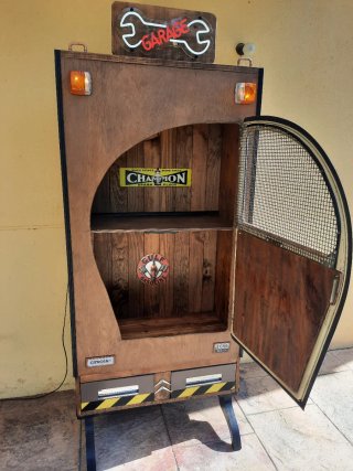 Mueble Citroën 2 CV Estilo Industrial