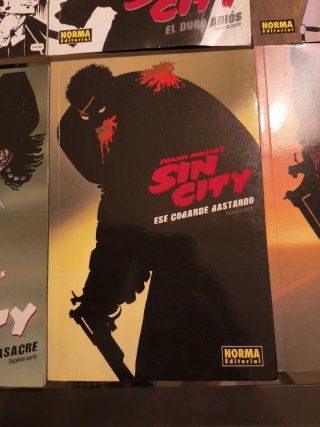 Sin City. Los tomos de la primera película.