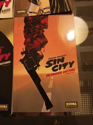 Sin City. Los tomos de la primera película.