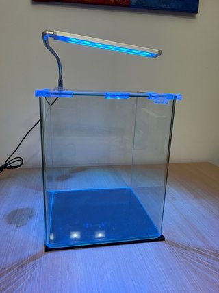 Nano Acuario Cubic 19L Blau