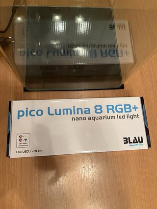 Nano Acuario Cubic 19L Blau