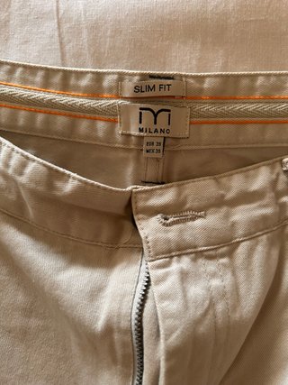 Pantalón Slim Fit M Milano Beige
