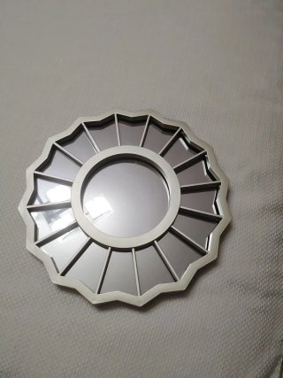 Espejo decorativo sol plata
