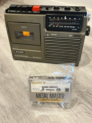 Cassette Metal Master 90 + regalo de sony