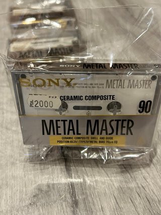 Cassette Metal Master 90 + regalo de sony