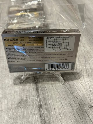 Cassette Metal Master 90 + regalo de sony