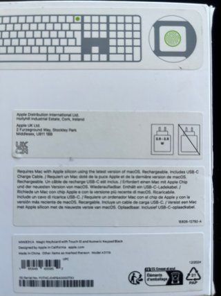 Teclado Apple Magic Touch ID Español