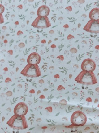 Tela Infantil Viyela Caperucita Roja