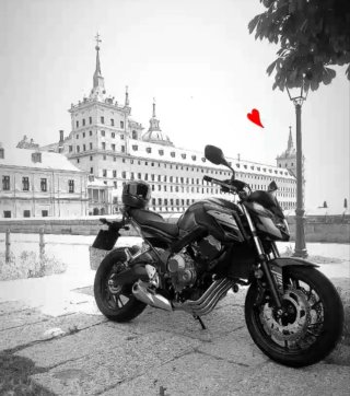 Honda CB 650 F Negra/Plata/naranja