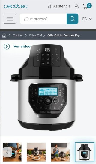 Freidora / Robot de cocina Cecotec Programable