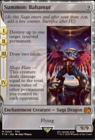 Carta magic final fantasy