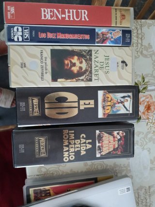 Lote 5 Películas Históricas en VHS