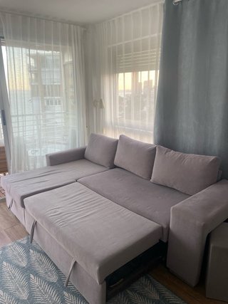 Sofá Cama Reversible Gris