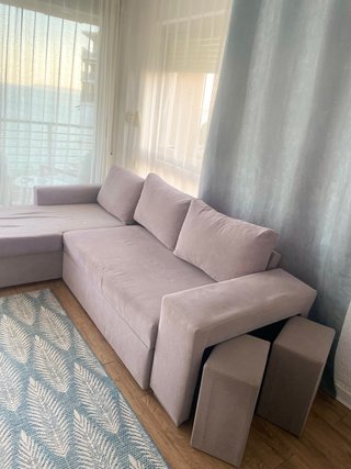 Sofá Cama Reversible Gris