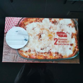 2 Bandejas de Vidrio para Horno Arpyol