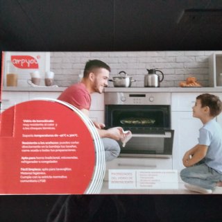 2 Bandejas de Vidrio para Horno Arpyol