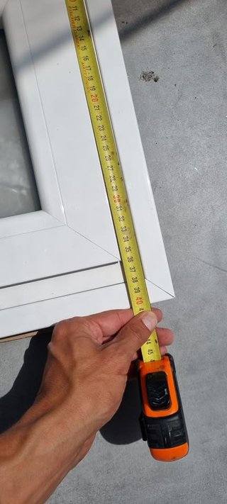 Ventana de Aluminio Blanca (Nueva)