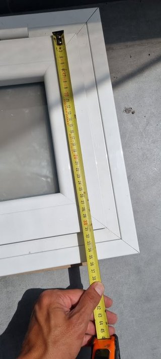 Ventana de Aluminio Blanca (Nueva)
