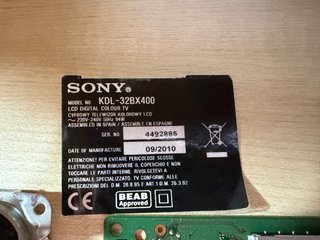 TV Sony KDL-32BX400 DESPIECE