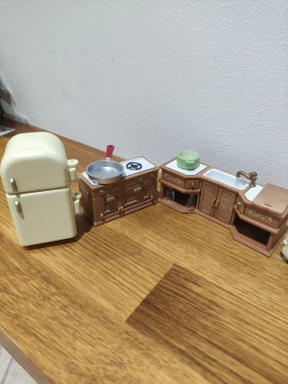 Cocina Sylvanian Families + Lavadora