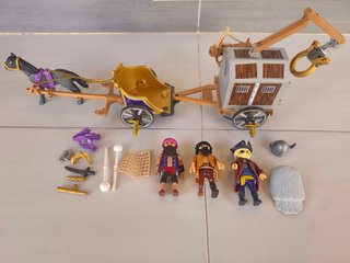 Playmobil Pirata Movie Carro y Figuras 70073