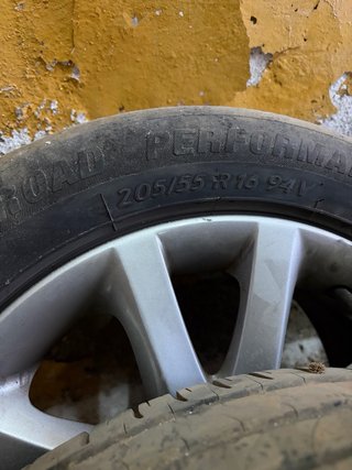 4 Llantas BMW 5x120 con Neumáticos 16”