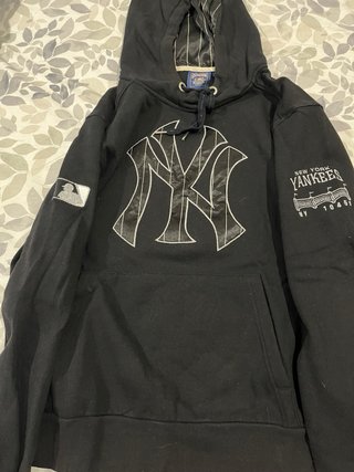 Sudadera New York Yankees Negra Hombre