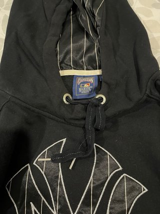 Sudadera New York Yankees Negra Hombre