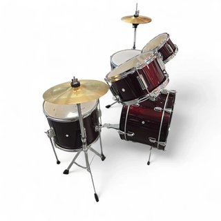 BATERIA ACUSTICA MILLENIUM GRANATE 3/4 +2 TONE +PLATILLO + HAT HAT + CAJA + BOMBO +GRANADERO
