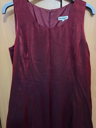 Vestido de fiesta rojo El Corte Inglés