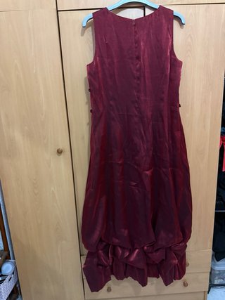 Vestido de fiesta rojo El Corte Inglés