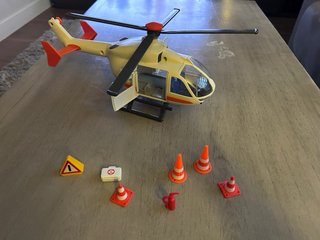 Helicóptero Playmobil de Rescate