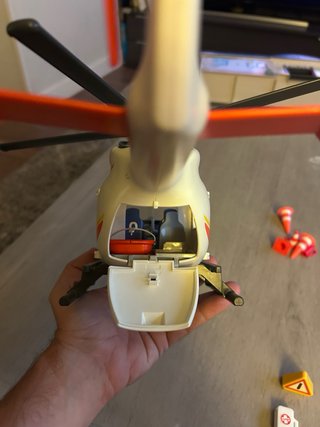 Helicóptero Playmobil de Rescate