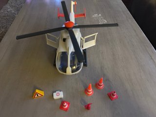 Helicóptero Playmobil de Rescate