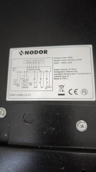 Vinoteca Nodor V24B (24 botellas) Nueva