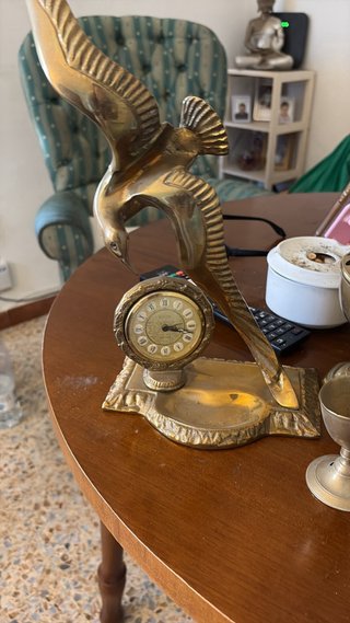 Reloj de sobremesa Europa Alemania Bronce