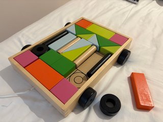 Coche de bloques para bebé