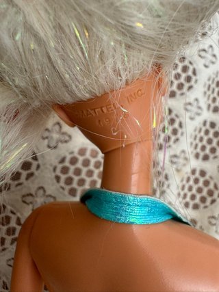 Muñeca Barbie Sirena Azul Mattel