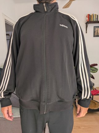 Chaqueta Adidas Negra Cuello Alto