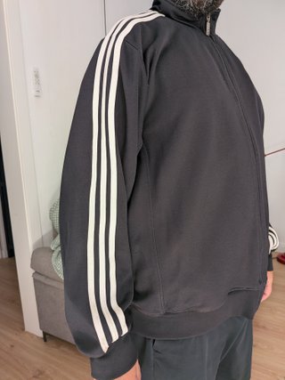Chaqueta Adidas Negra Cuello Alto