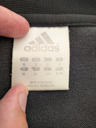 Chaqueta Adidas Negra Cuello Alto