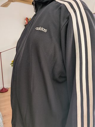 Chaqueta Adidas Negra Cuello Alto
