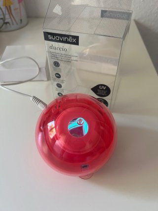 Esterilizador Suavinex Duccio Portátil UV Rosa