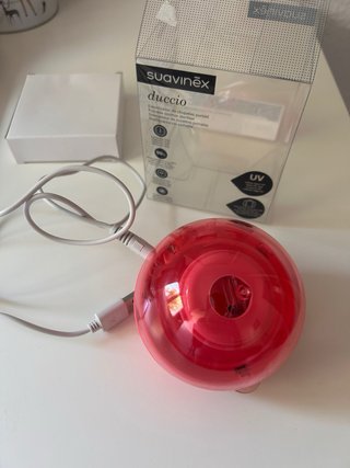 Esterilizador Suavinex Duccio Portátil UV Rosa