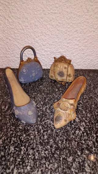 Set 4 Miniaturas Vintage Wonder Shoe