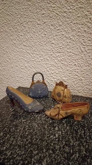 Set 4 Miniaturas Vintage Wonder Shoe