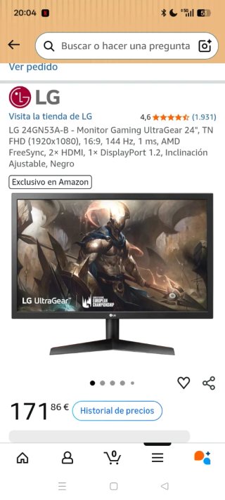 Monitor Gaming LG UltraGear 24