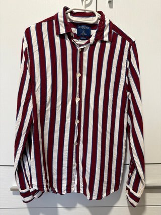 Camisa Springfield rayas roja y blanca